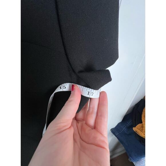 Kate Spade New York Black Jazz Things Up Fit and Flare Crepe Dress Womens 4 Midi - Picture 6 of 13